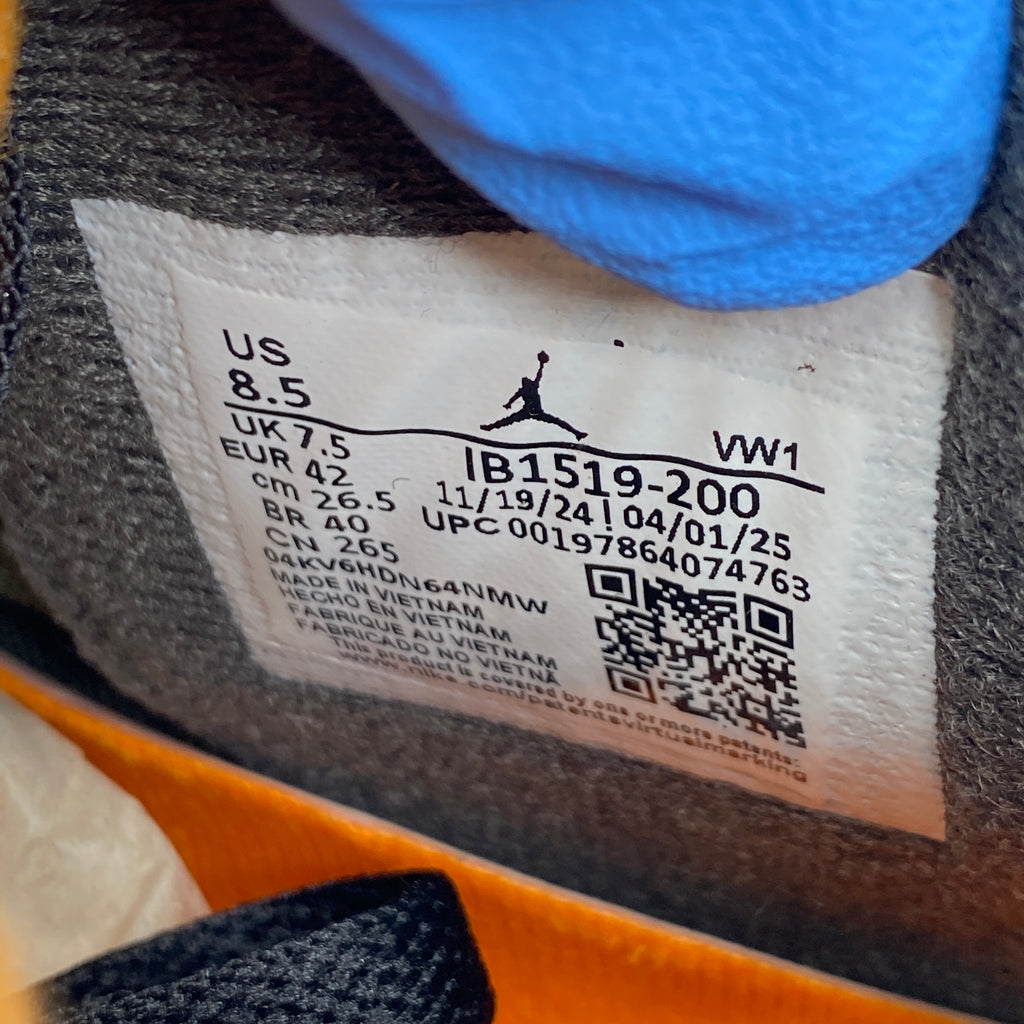 Air Jordan 4 Retro "Undefeated" 2025 New Size 8.5
