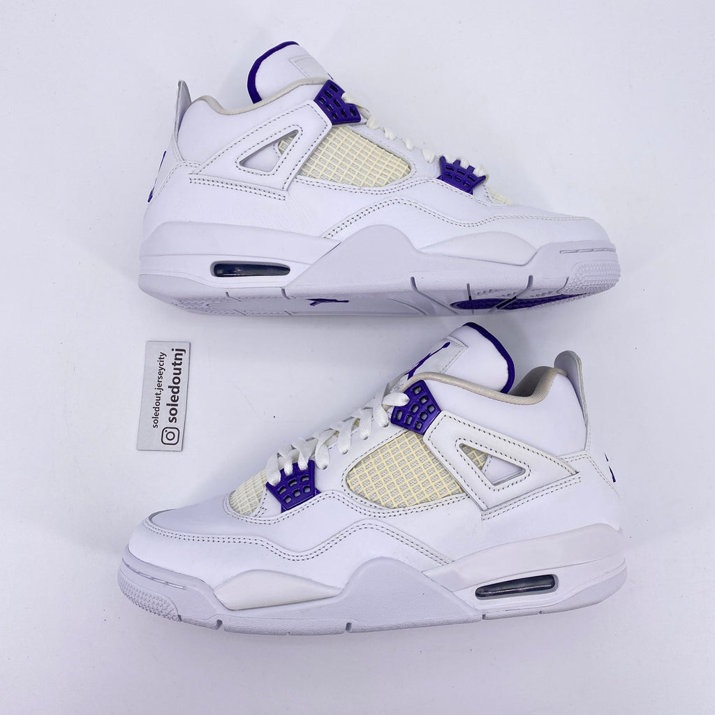 Air Jordan 4 Retro "Metallic Purple" 2020 New (Cond) Size 8.5