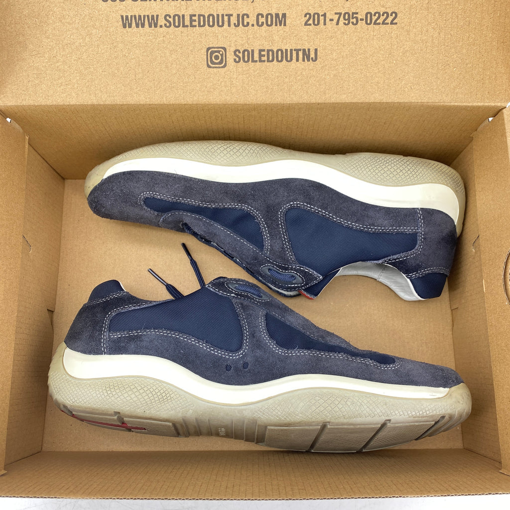 Prada America's Cup "Navy Suede"  Used Size 6 PRADA