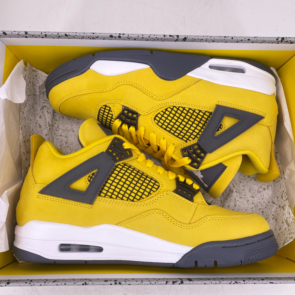 Air Jordan 4 Retro "Lightning" 2021 New Size 8.5