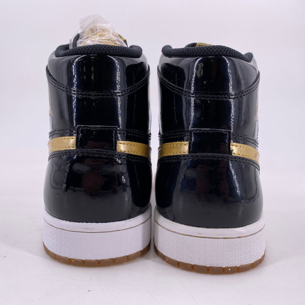 Air Jordan 1 Retro High OG "Black Metallic Gold" 2013 New Size 8
