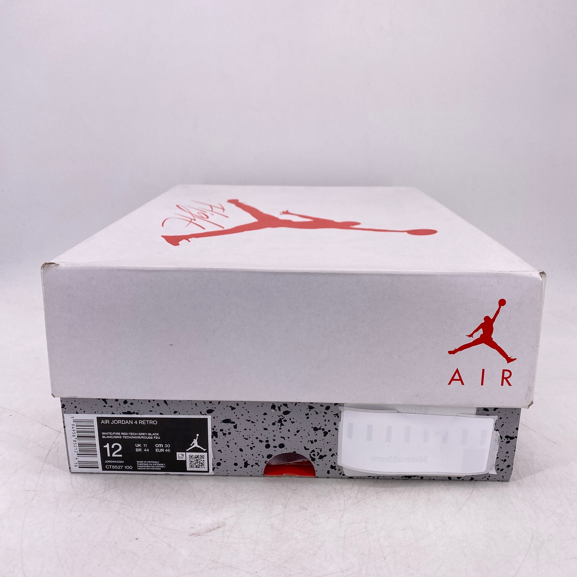 Air Jordan 4 Retro &quot;White Oreo&quot; 2021 New Size 12