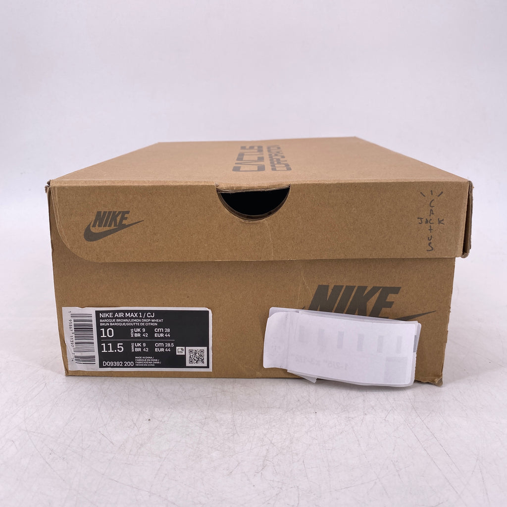 Nike Air Max 1 / CJ "Baroque Brown" 2022 New Size 10