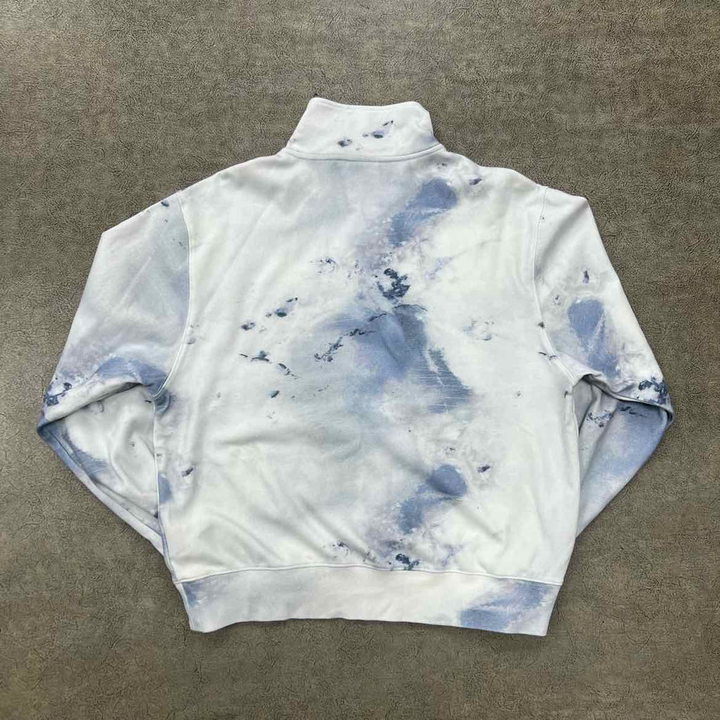 Kith Quarter Zip "HUNTER TIE-DIE" Blue Size S