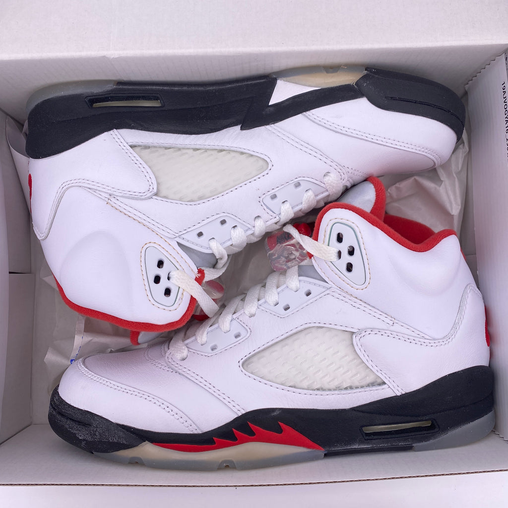 Air Jordan (GS) 5 Retro "Fire Red" 2020 New Size 5Y