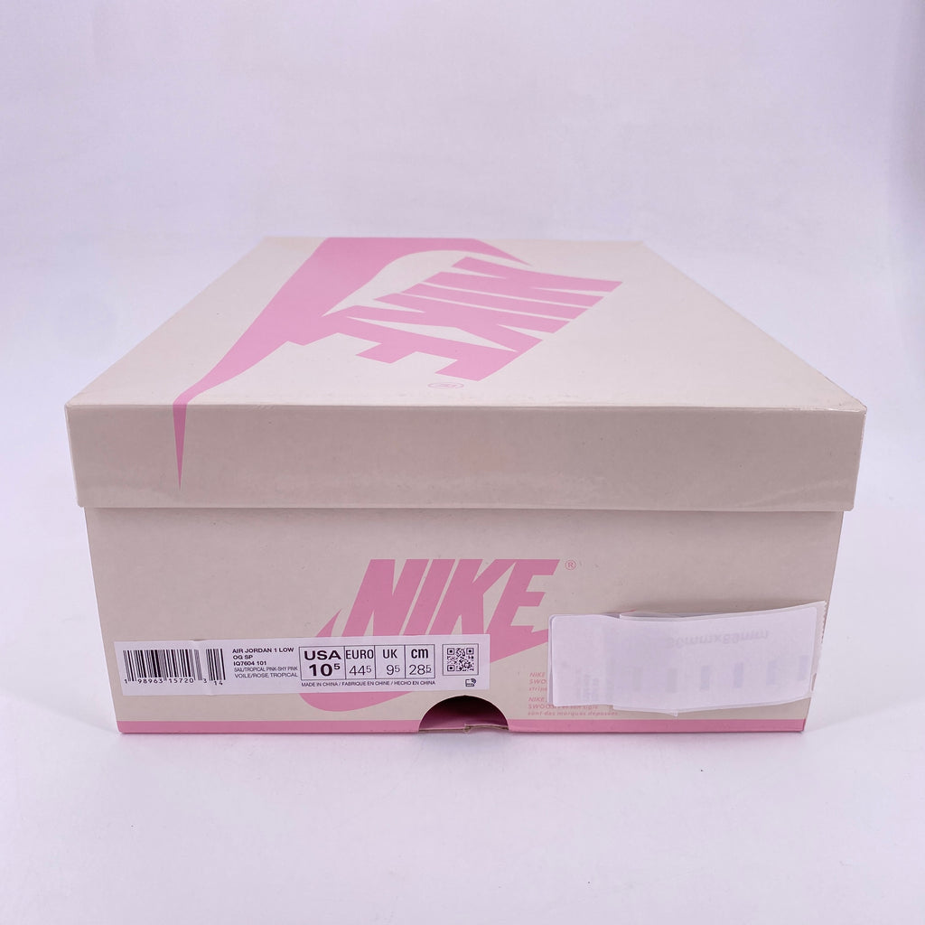 Air Jordan 1 Retro Low "Travis Scott Sail Tropical Pink" 2026 New Size 10.5