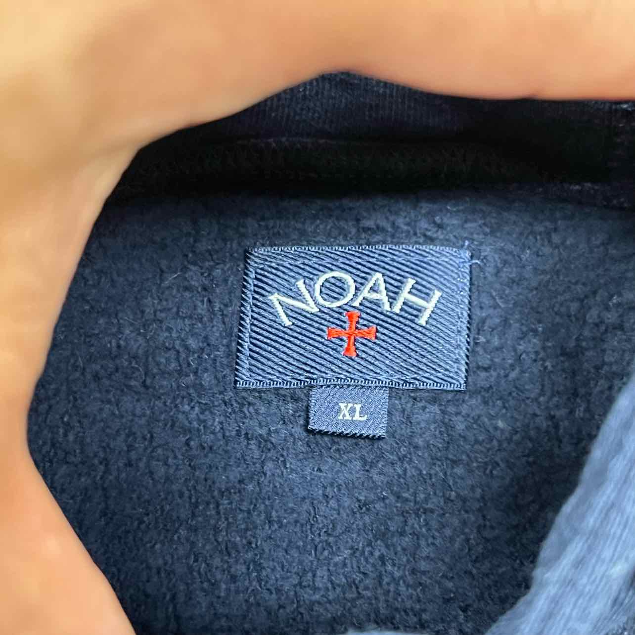 NOAH Hoodie &quot;CHEETAH&quot; Navy Used Size XL