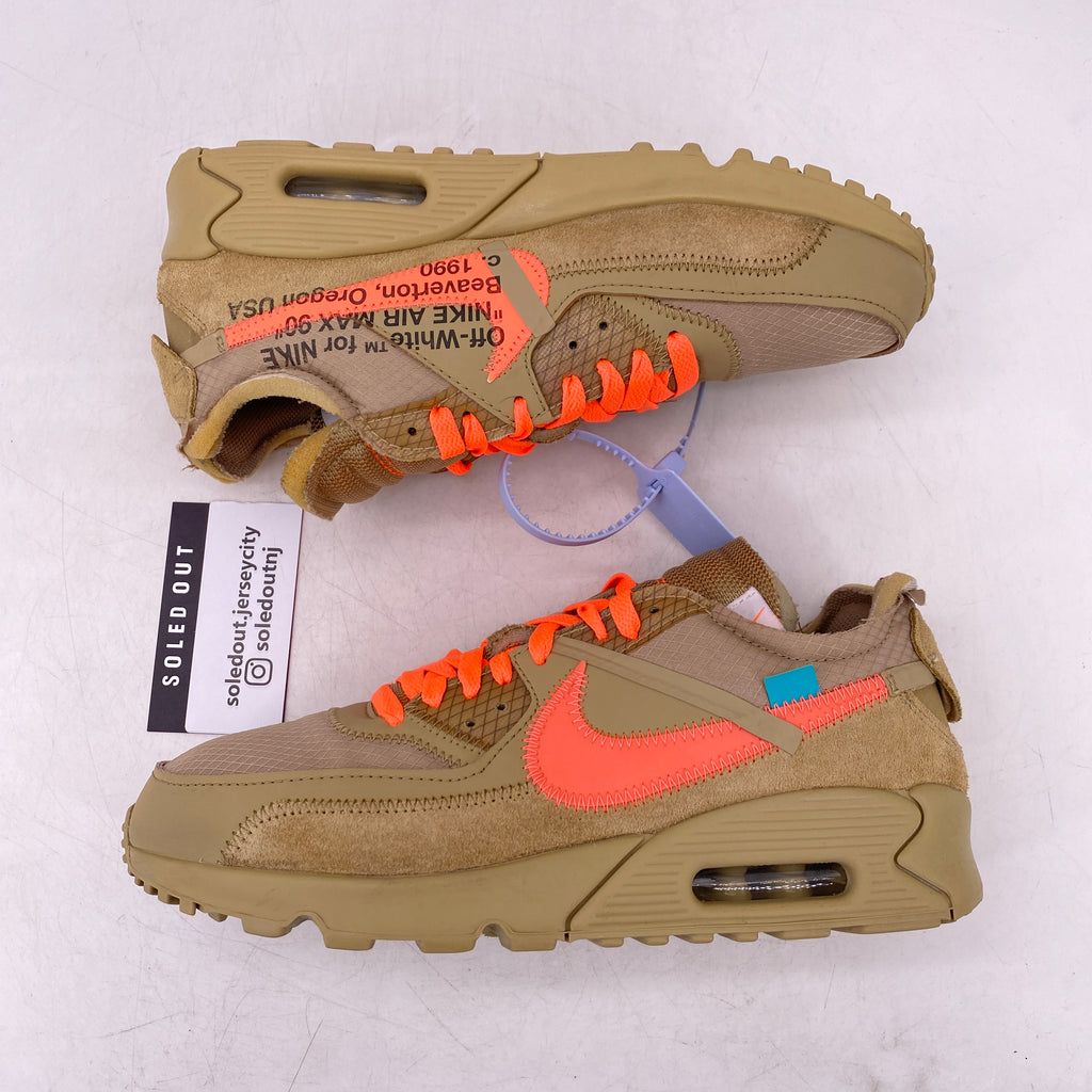 Nike Air Max 90 / OW "Desert Ore" 2019 Used Size 8