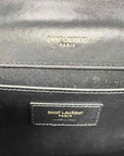 YSL Handbag "CASSANDRA ENVELOPE" New Black Size M