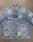 Denim Tears Denim Jacket "STUSSY" Blue Used Size L