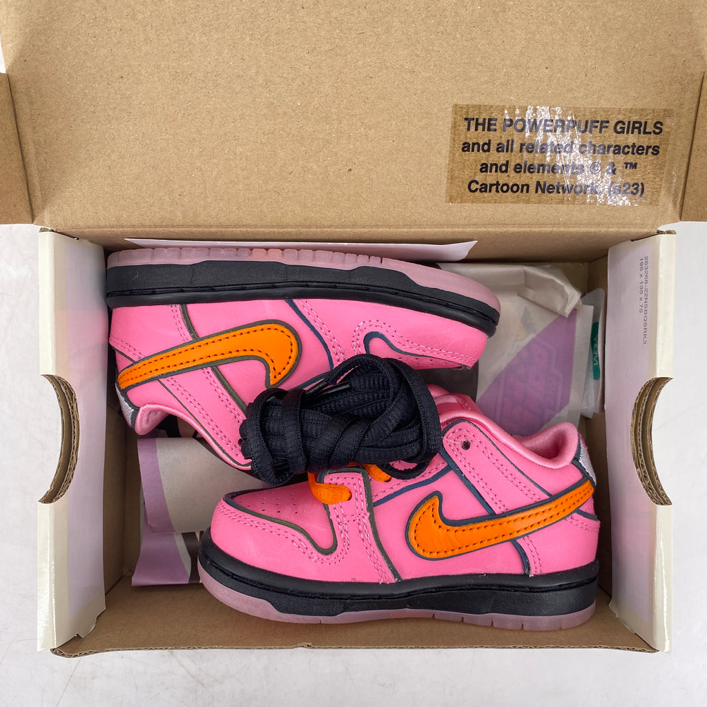 Nike (TD) Dunk Low "Powerpuff Blossom" 2023 New Size 5c