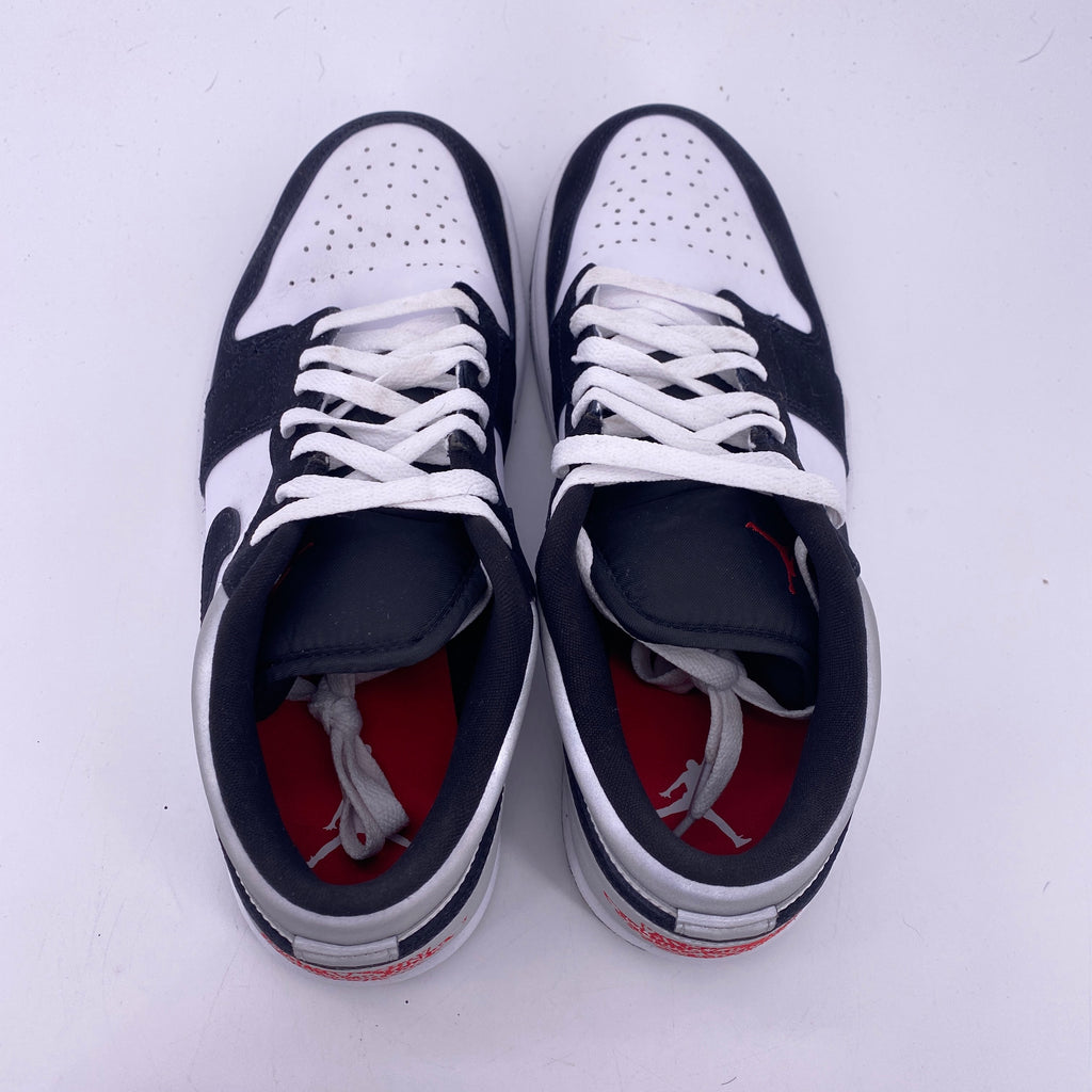 Air Jordan 1 Low SE "White Black Matte Silver' 2025 Used Size 9.5