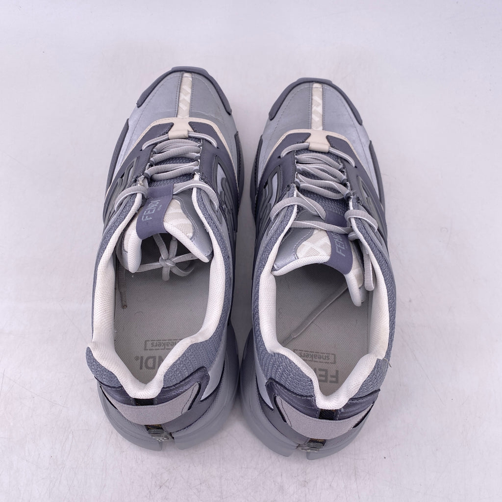 Fendi Faster Trainer "Grey"  Used Size 11