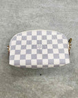 Louis Vuitton Pouch "AZURE" Used White