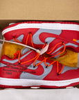 Nike Dunk Low / OW "University Red" 2019 Used Size 11