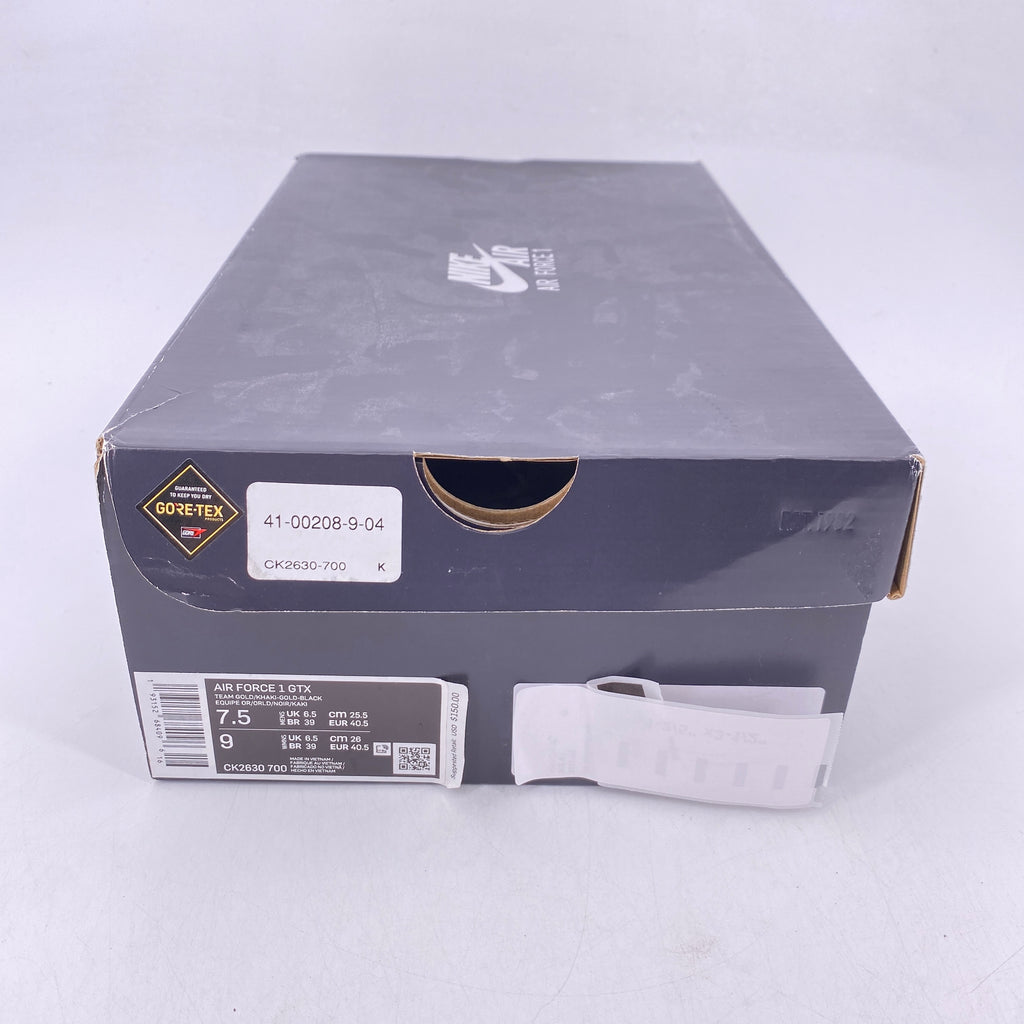 Nike Air Force 1 Low "Team Gold" 2019 New Size 7.5