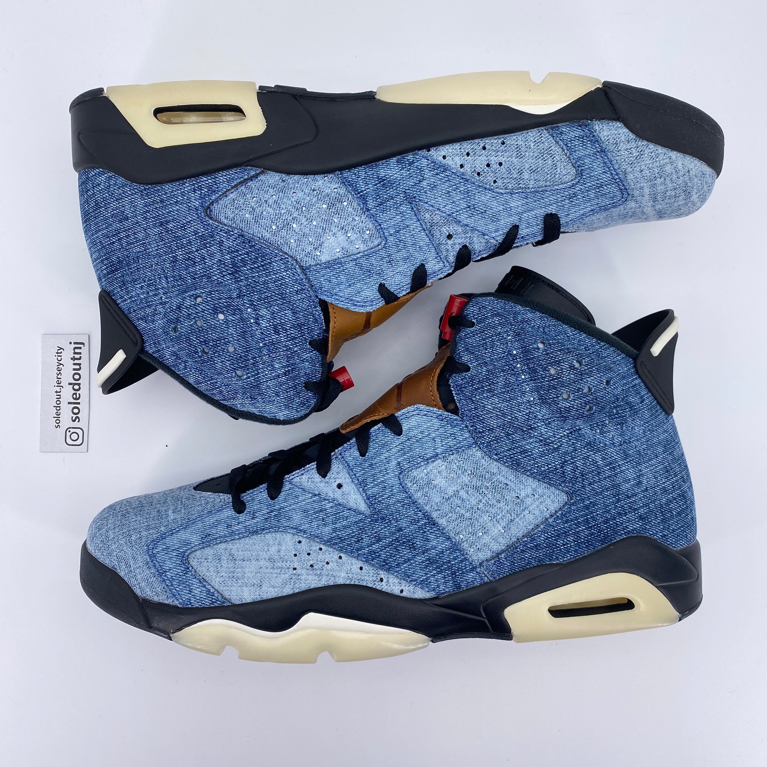 Air Jordan deals 6 washed denim