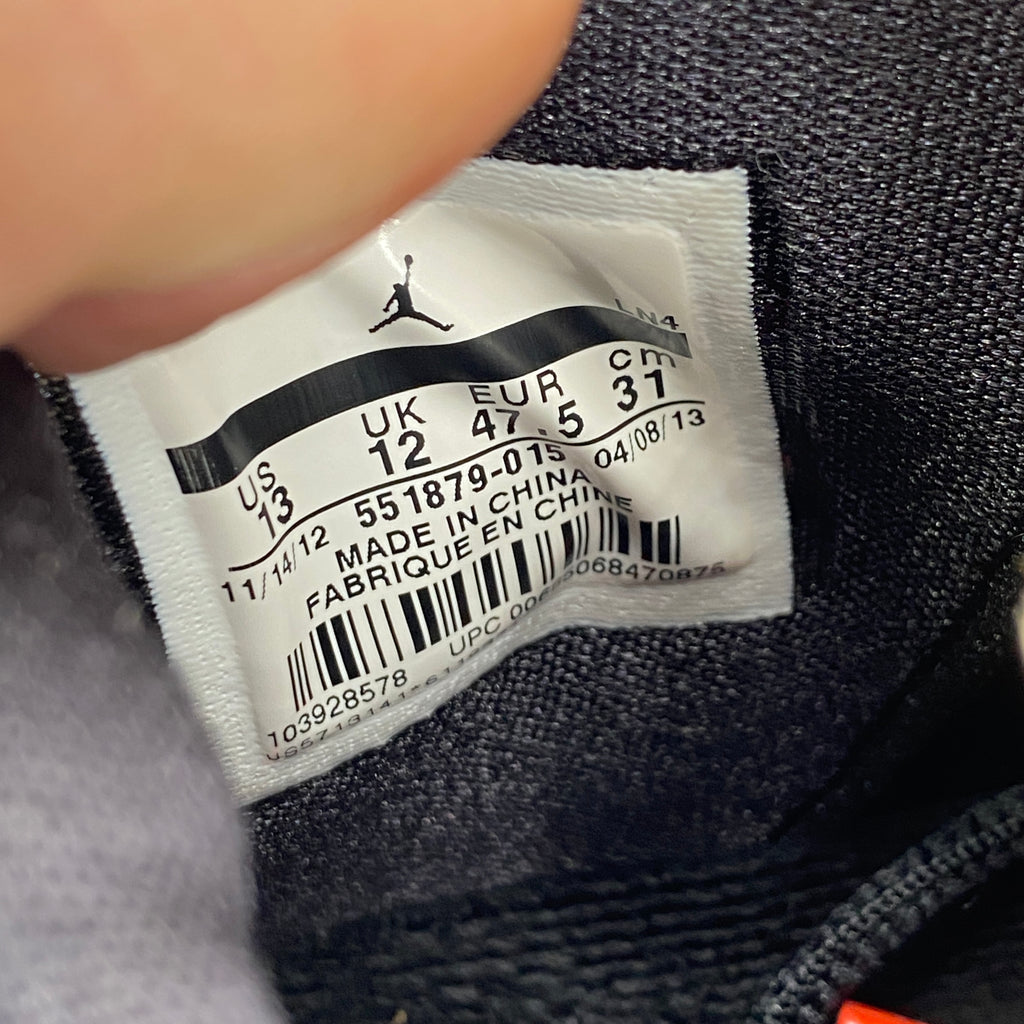 Air Jordan Melo M9 "Black Silver" 2012 Used Size 13