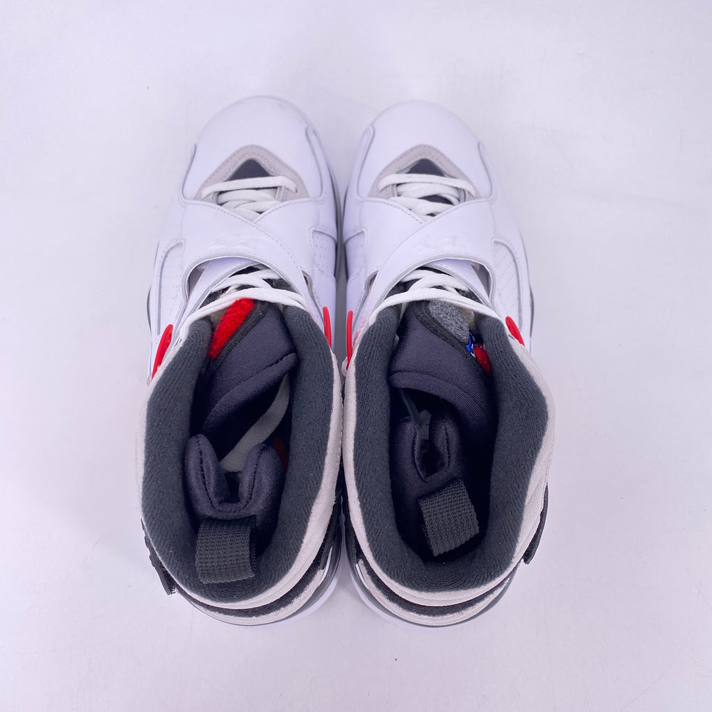 Air Jordan 8 Retro "White True Red" 2025 New Size 10.5