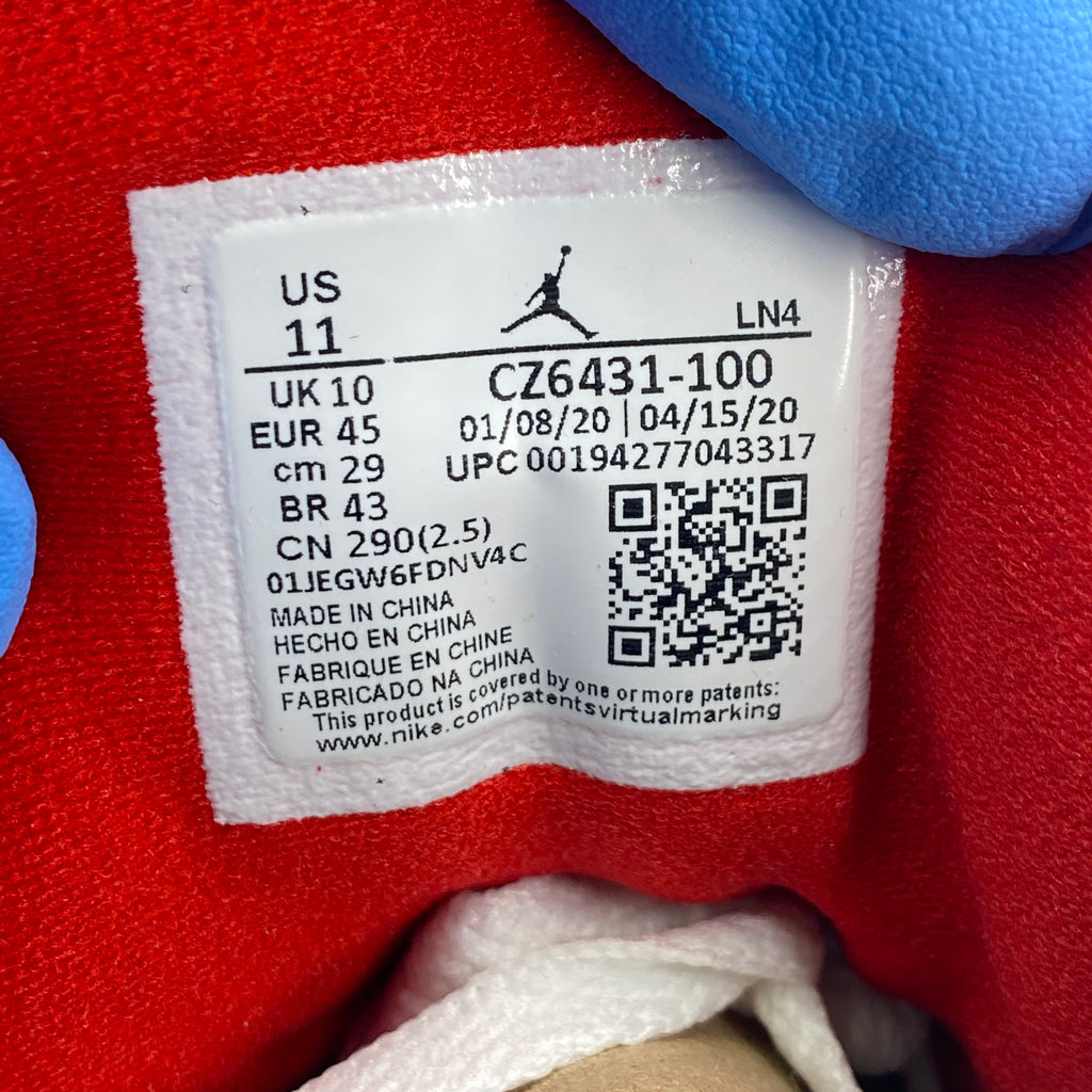 Air Jordan 3 Retro "Fire Red Denim" 2020 New Size 11