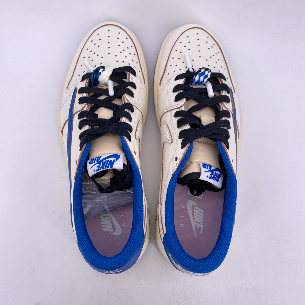 Air Jordan 1 Retro Low "Travis Fragment Military Blue" 2025 New Size 9