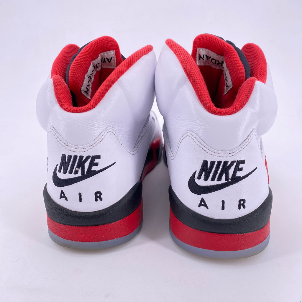 Air Jordan 5 Retro "Fire Red Black Tongue" 2025 Used Size 9.5
