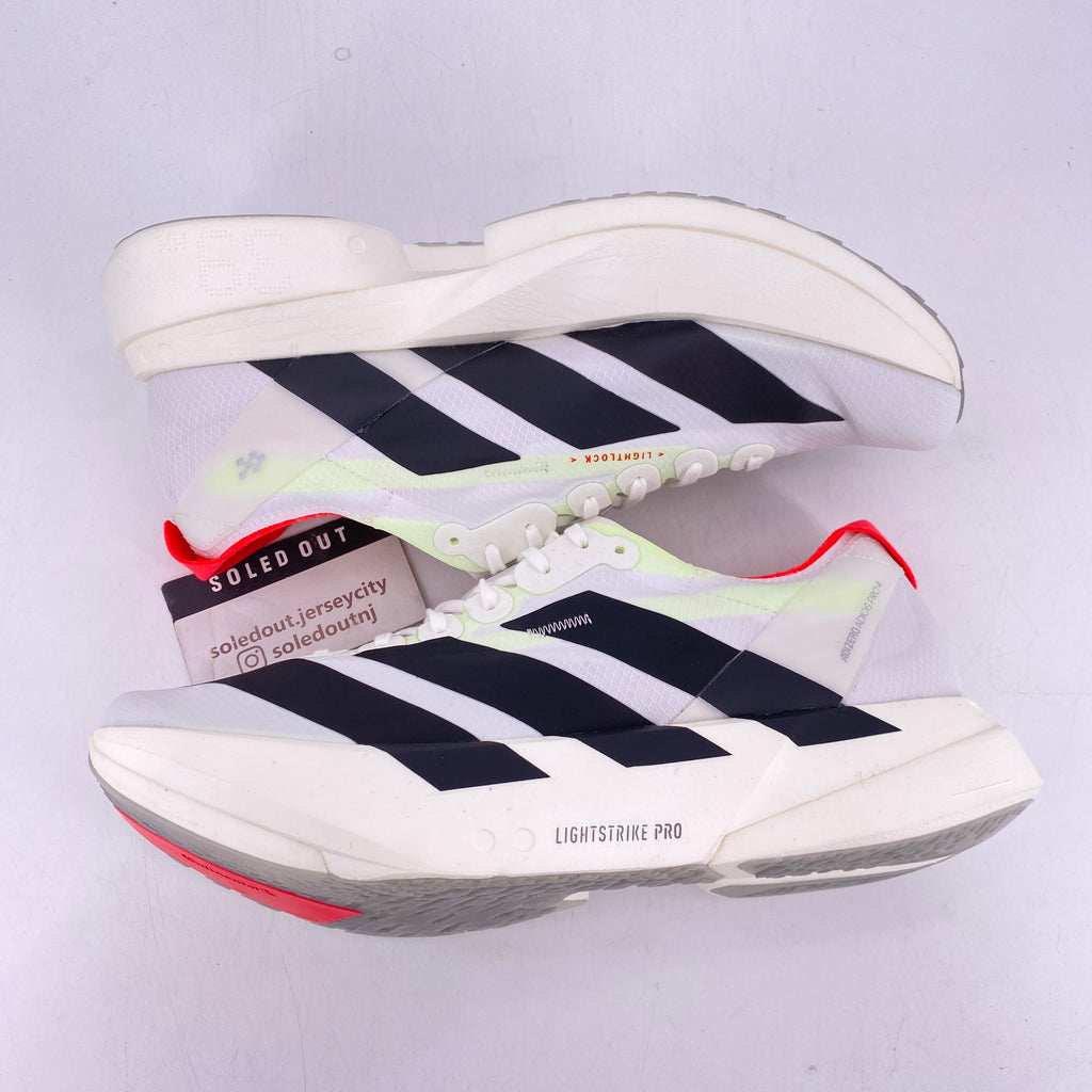 Adidas Adizero Adios Pro 4 M "WHITE BLACK RED" 2024 New Size 10