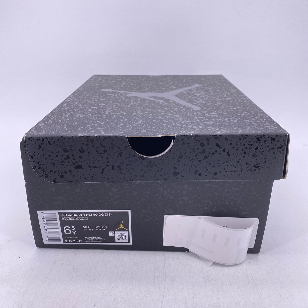Air Jordan (GS) 4 Retro "Black Cat" 2025 Used Size 6.5Y