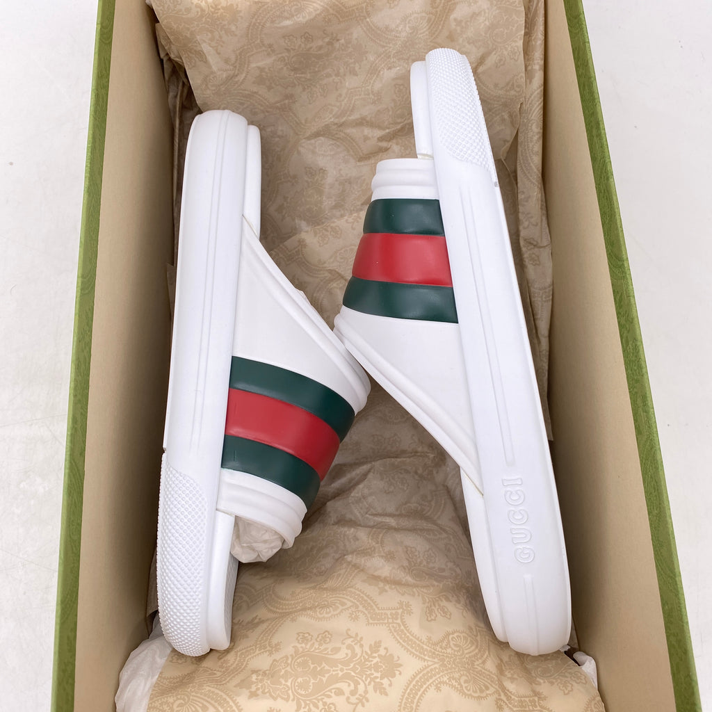 Gucci Slide "Red Green Stripe"  New Size 6G