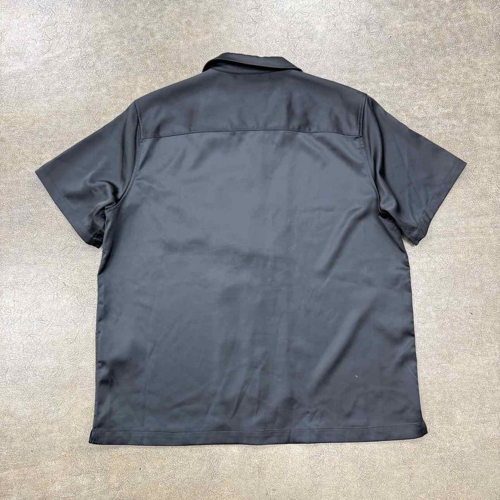Kith Button Up "SATIN" Black Used Size XL