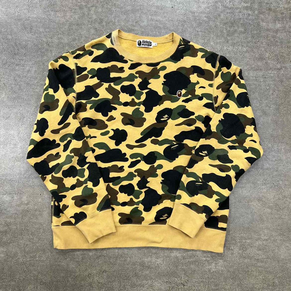 Bape Crewneck "SMALL LOGO" Camo Used Size XL