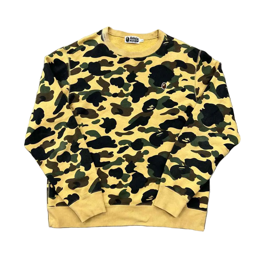 Bape Crewneck "SMALL LOGO" Camo Used Size XL