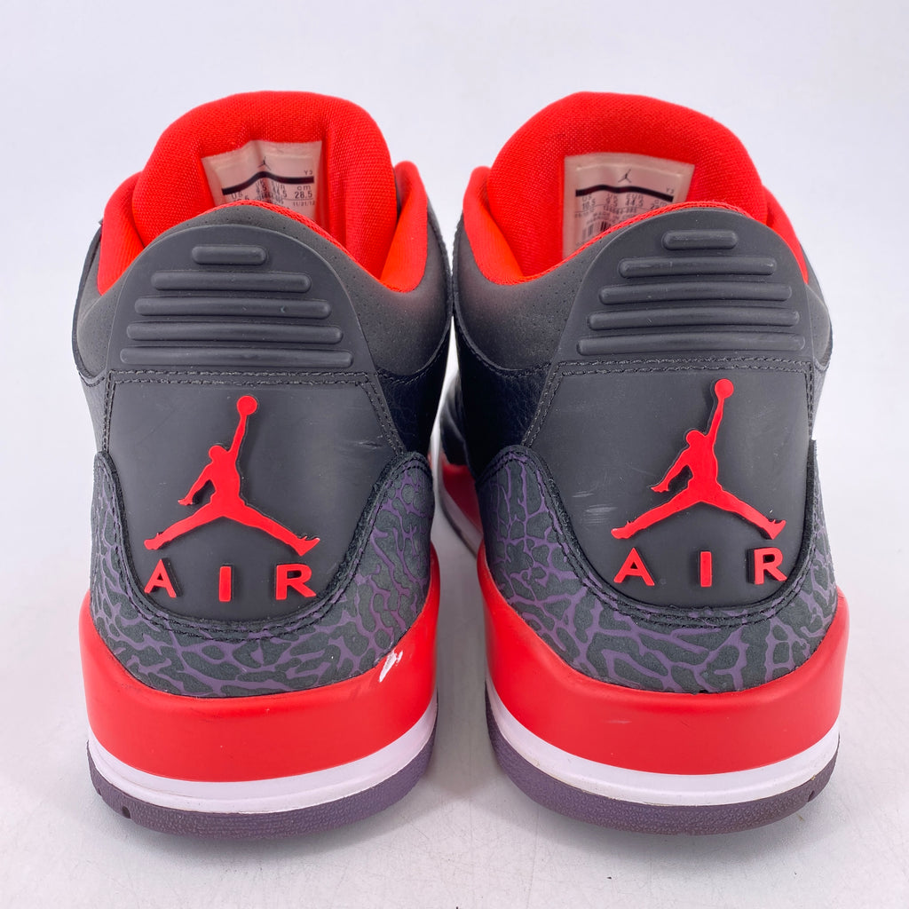 Air Jordan 3 Retro "Crimson" 2013 Used Size 10.5