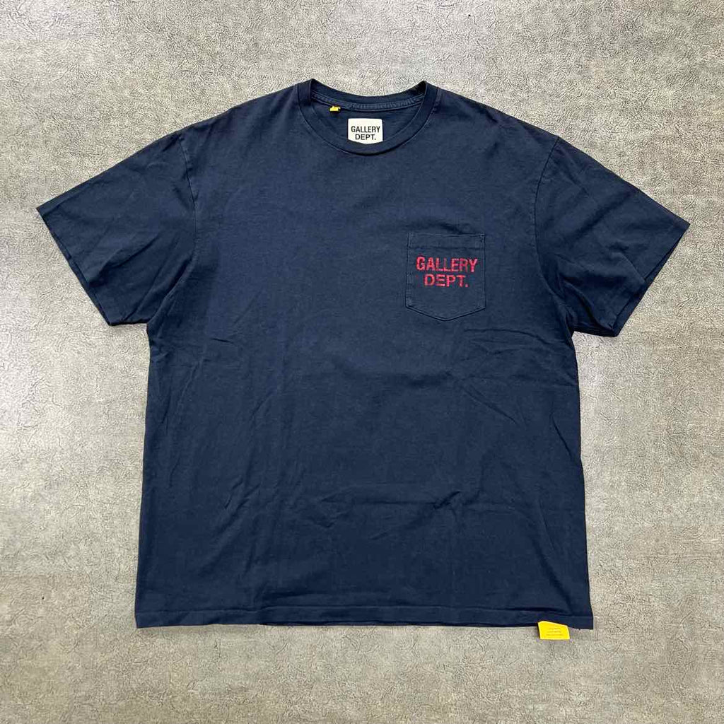 Gallery DEPT. T-Shirt "POCKET LOGO" Navy Used Size XL