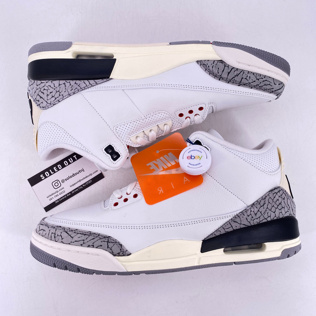 Air Jordan 3 Retro "White Cement Reimagined" 2023 New Size 11.5
