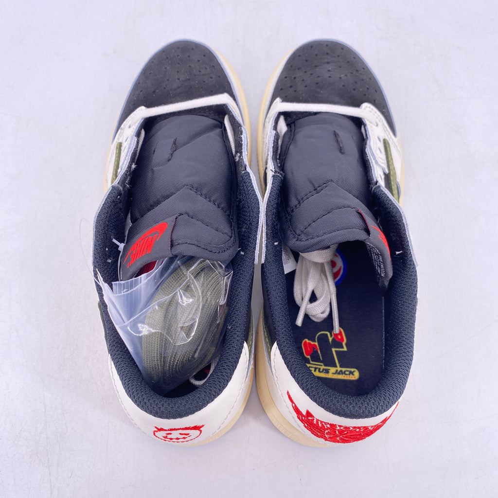 Air Jordan 1 Low OG SP (PS) "Travis Scott Olive" 2023 New Size 3Y