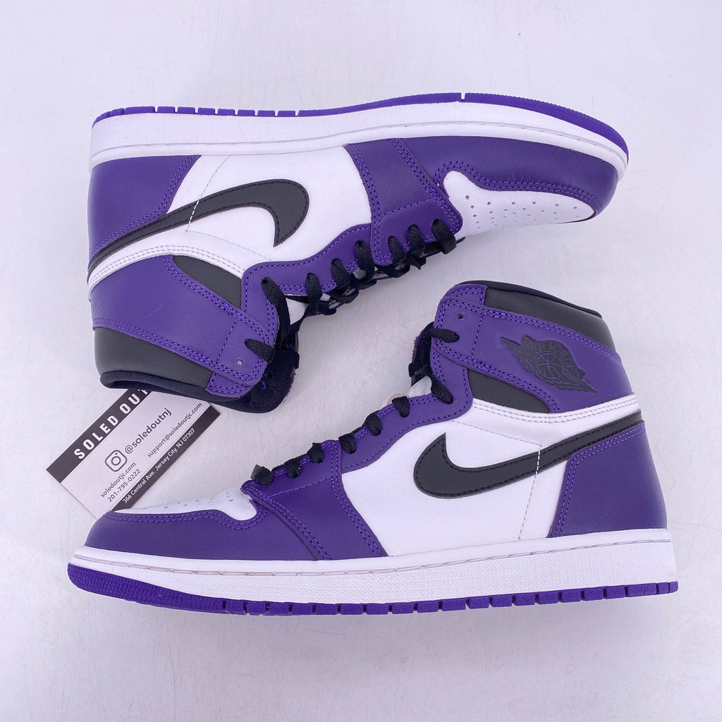Air Jordan 1 Retro High OG "Court Purple 2.0" 2020 Used Size 10.5