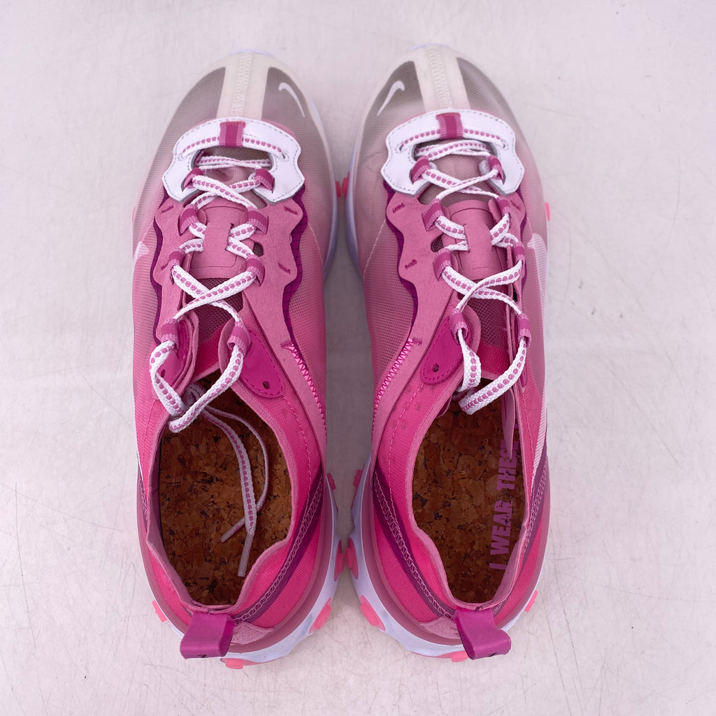 Nike React Element 87 "Sneakerroom Breast Cancer White" 2019 New Size 10