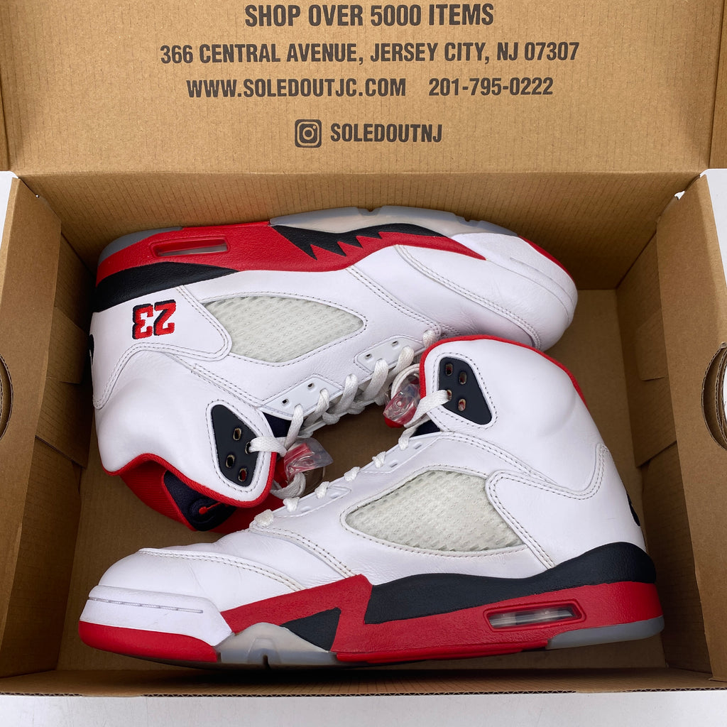 Air Jordan 5 Retro "Fire Red Black Tongue" 2025 Used Size 7
