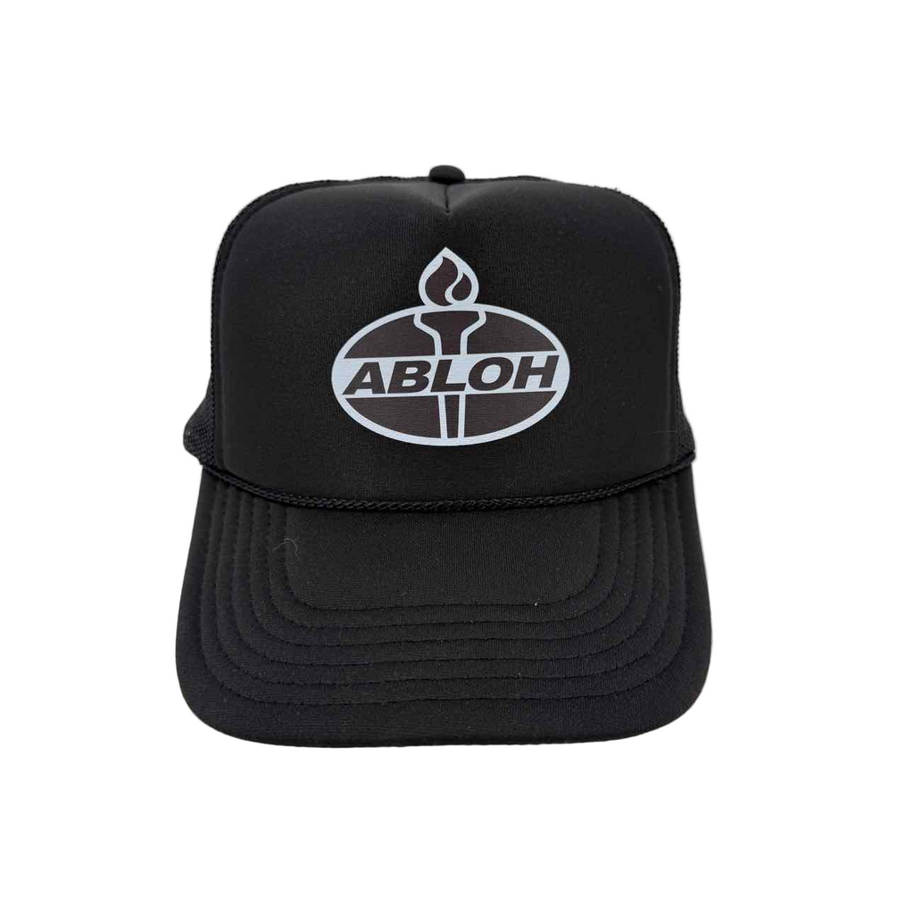 Virgil Abloh Trucker Hat "FIGURES OF SPEECH" Used Black Size OS