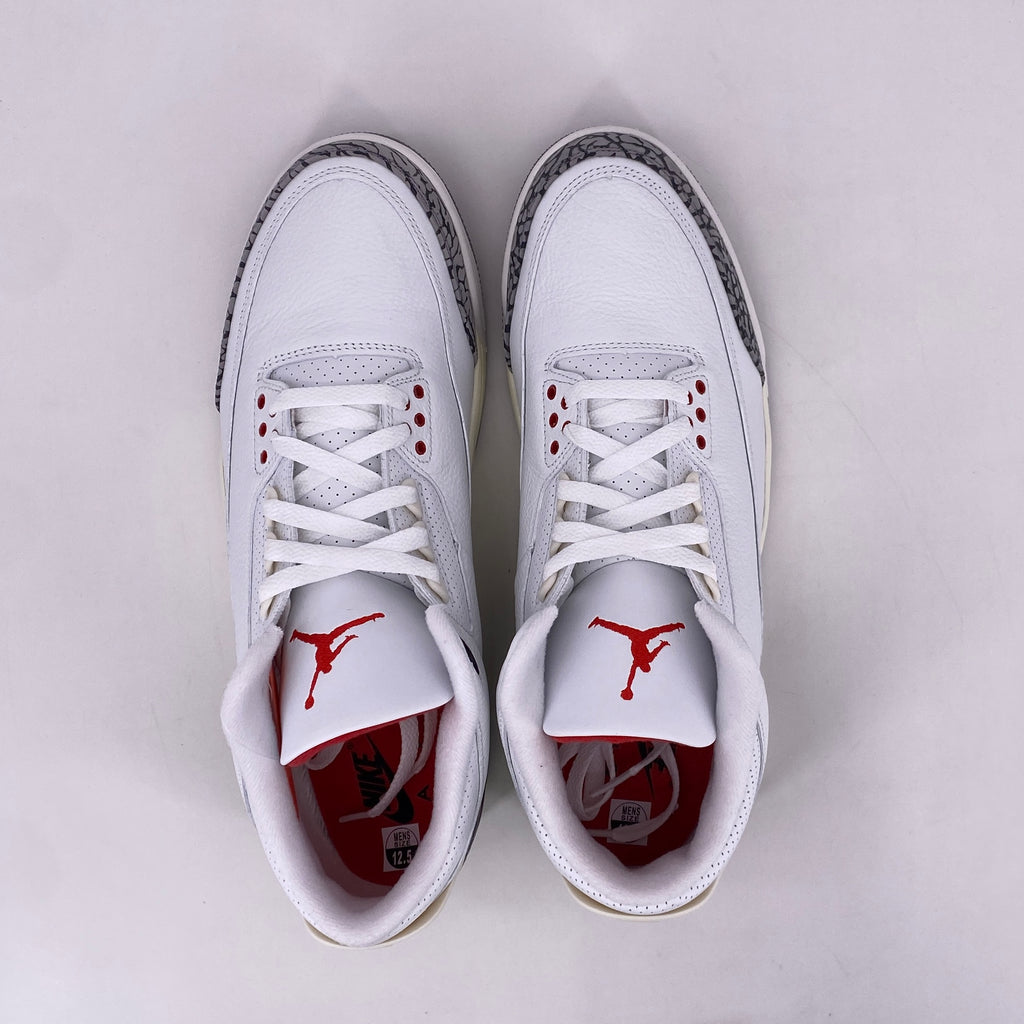Air Jordan 3 Retro "White Cement" 2023 New Size 12.5