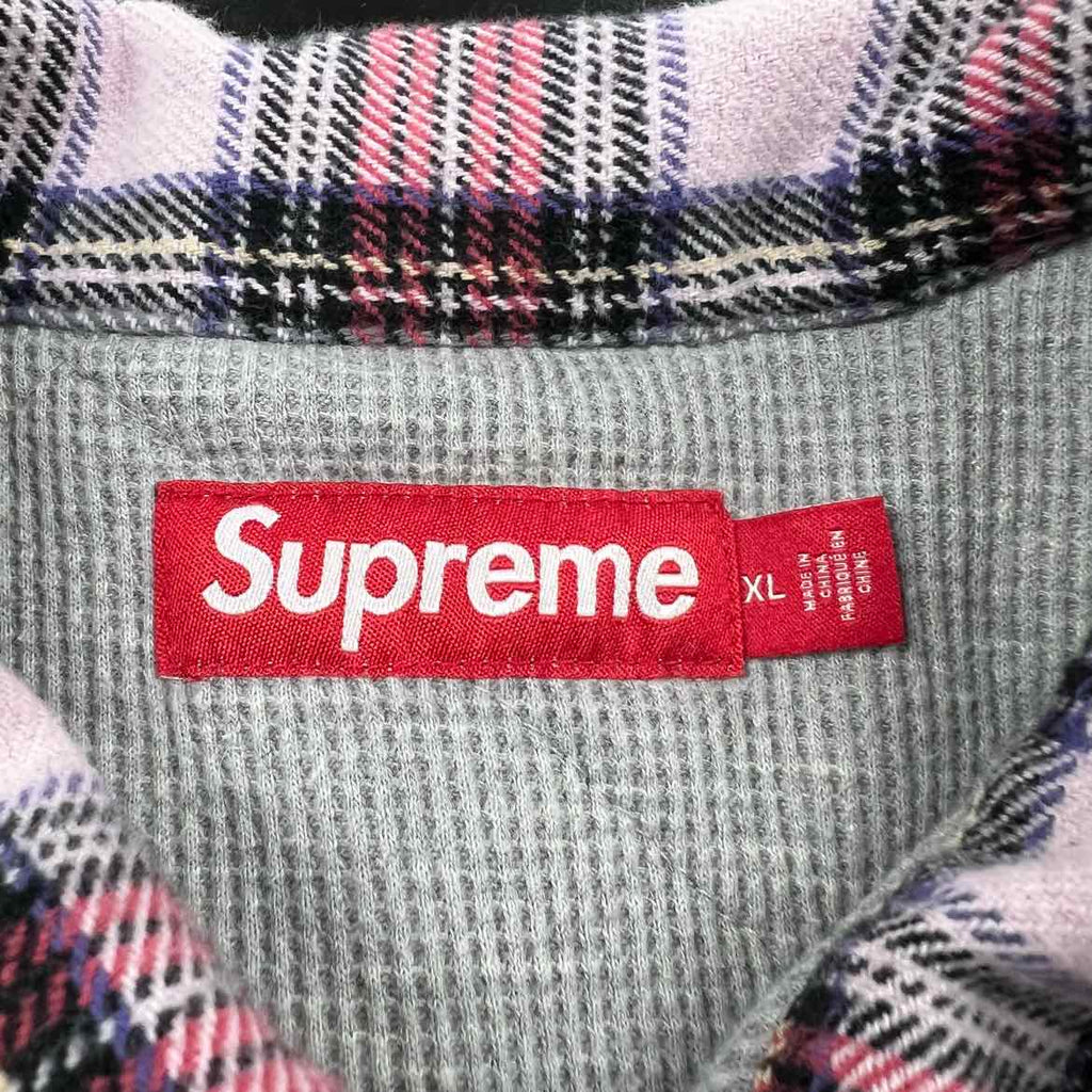 Supreme Flannel "THERMAL FLANNEL" Red Used Size XL