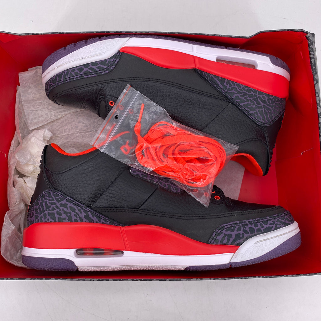 Air Jordan 3 Retro "Crimson" 2013 Used Size 9
