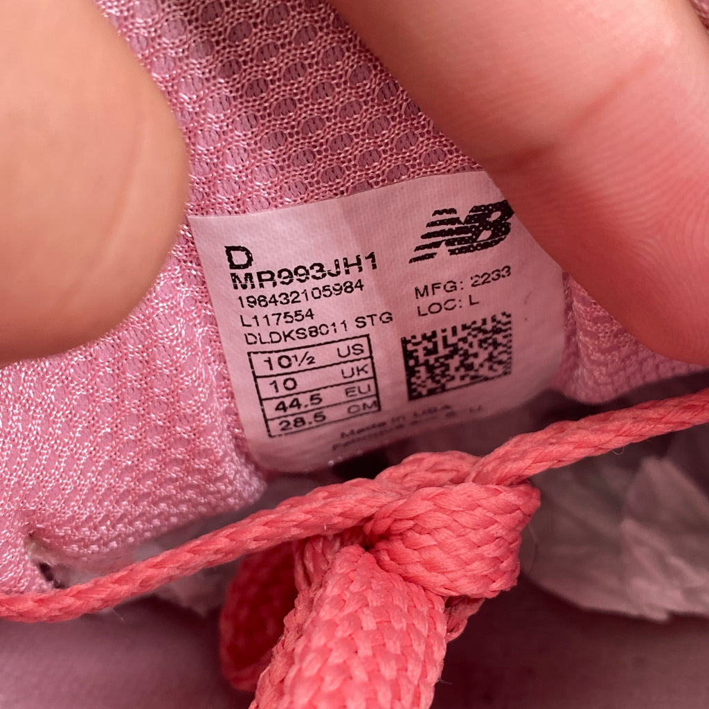 New Balance 993 "Powder Pink" 2022 Used Size 10.5