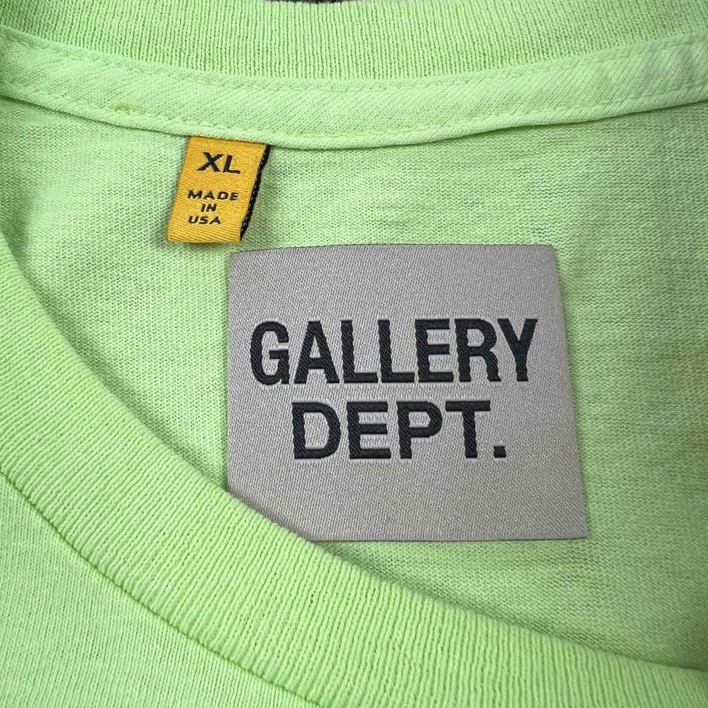 Gallery DEPT. T-Shirt "LOGO" Neon Used Size XL