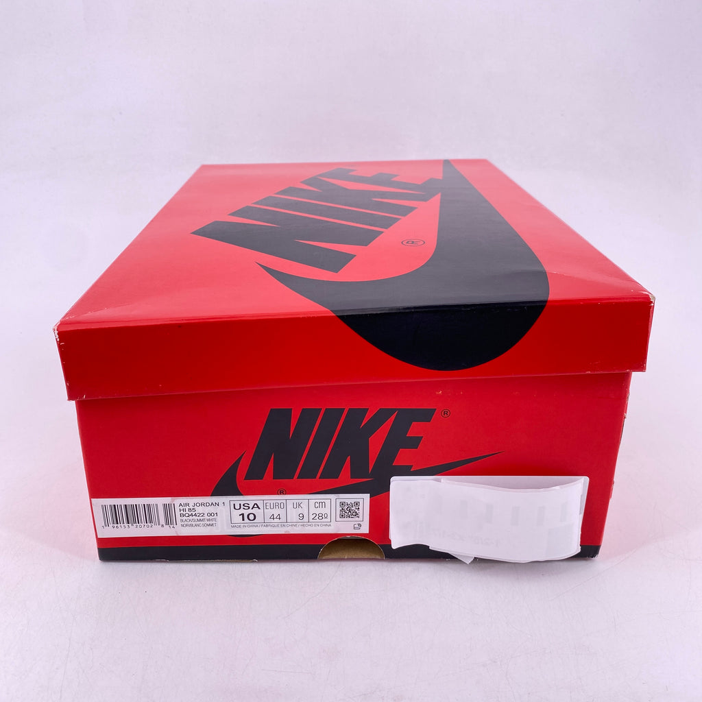 Air Jordan 1 HI 85' "Black White" 2023 New Size 10