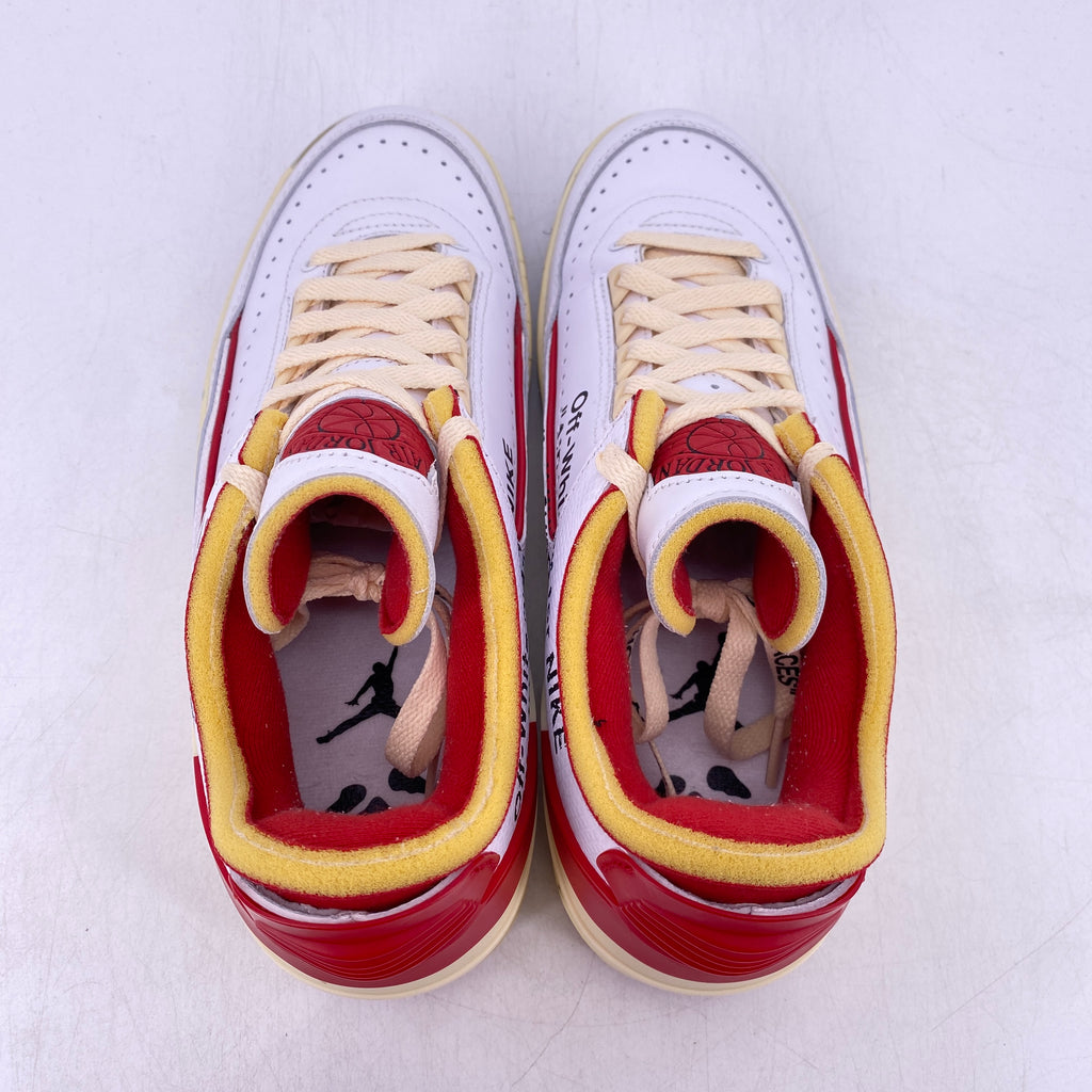 Air Jordan 2 Retro Low "Ow White Red" 2021 Used Size 8