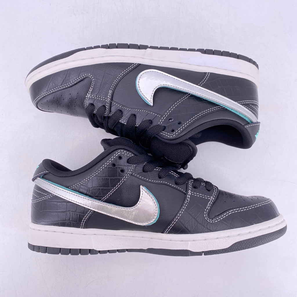 Nike SB Dunk Low "Black Diamond" 2018 Used Size 9