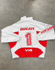 Supreme Jacket "DUCATI" Light Grey New Size L