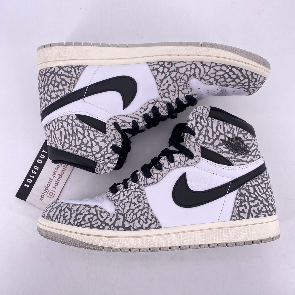 Air Jordan 1 Retro High OG "White Cement" 2023 Used Size 8.5